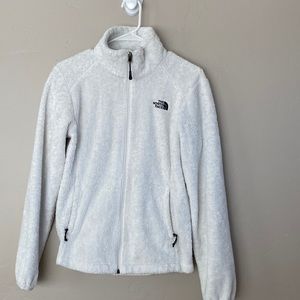 The north face white jacket size S